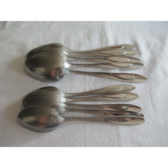 International Silver Stainless USA Americana Star 5 Teaspoons 5 Table Spoons - Picture 4 of 10